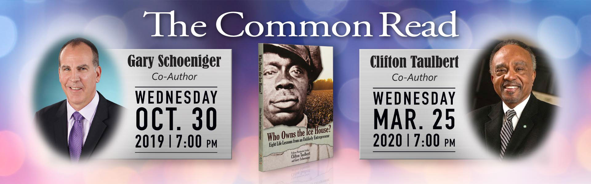 Picture of the authors for the book Who Owns The Ice House?