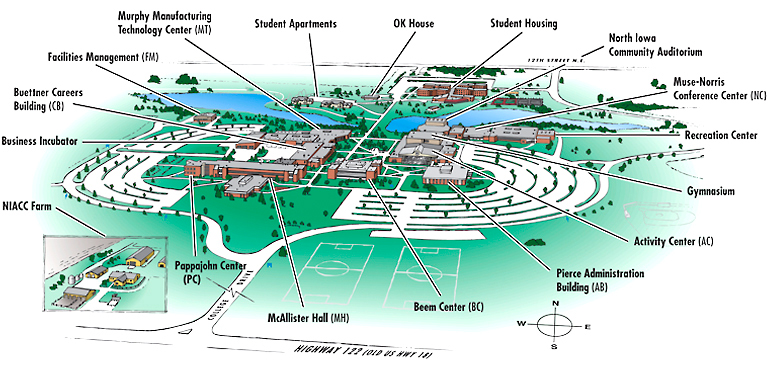 Iowa City Campus Map